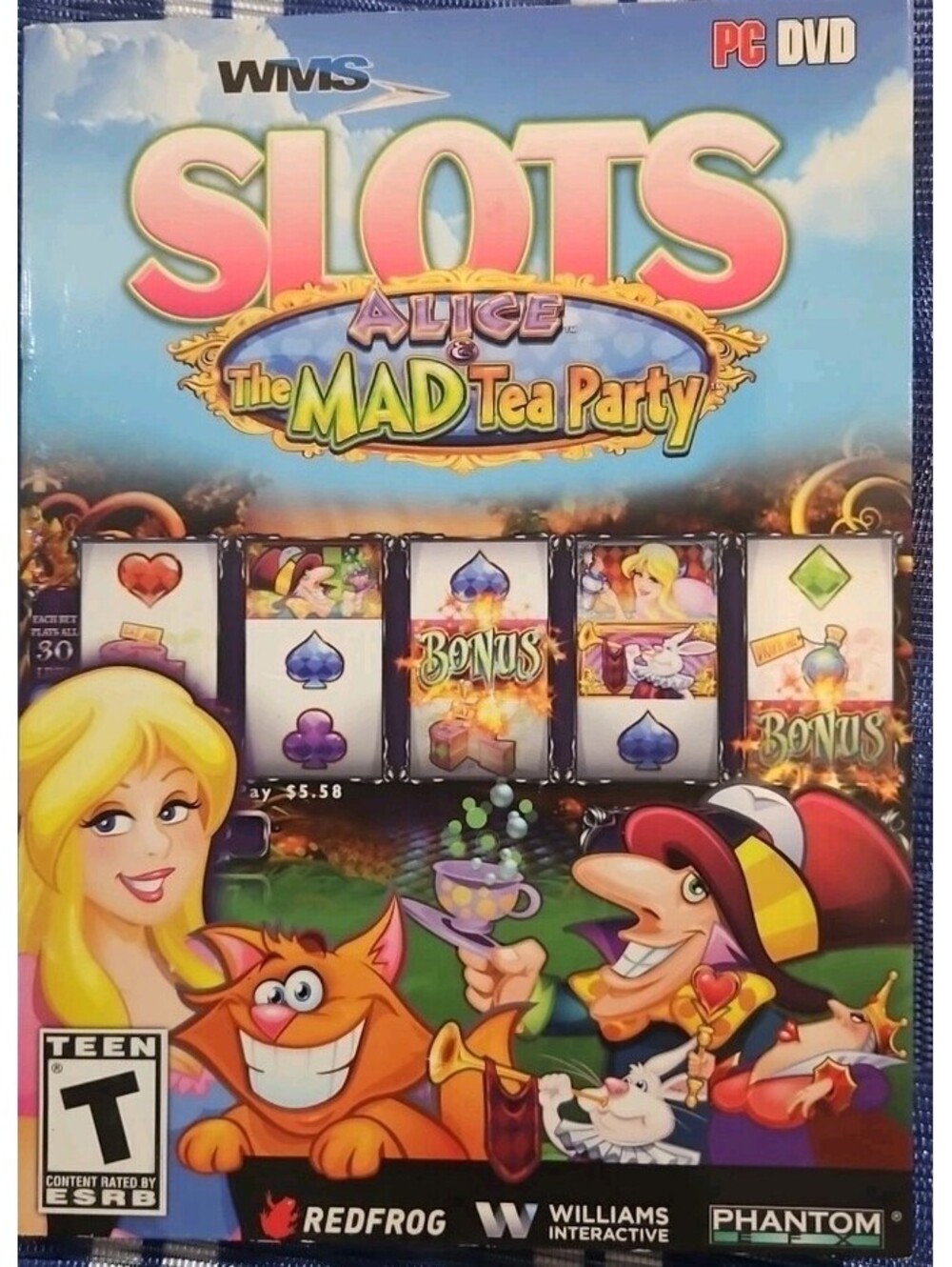 WMS Slots: Alice & The Mad Tea Party (PC, 2015)